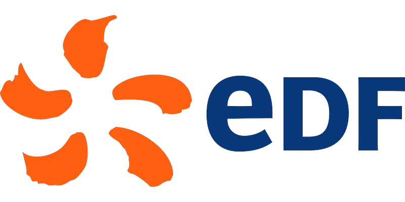 Logo EDF - Fournisseur d'énergie français